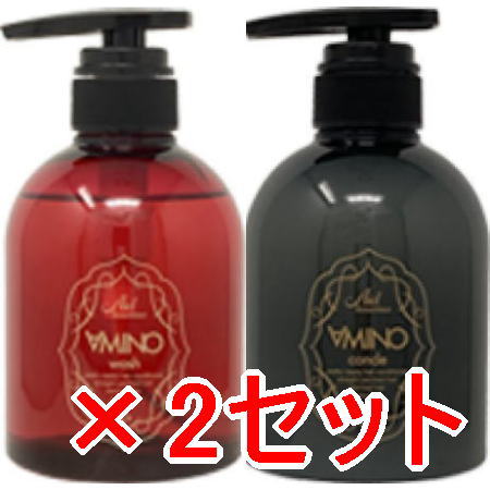 ●【送料無料】 エルコス ELLCOS ／ アミノウォッシュAID 400ml　アミノコンデAID 400g　2セット｜amugis