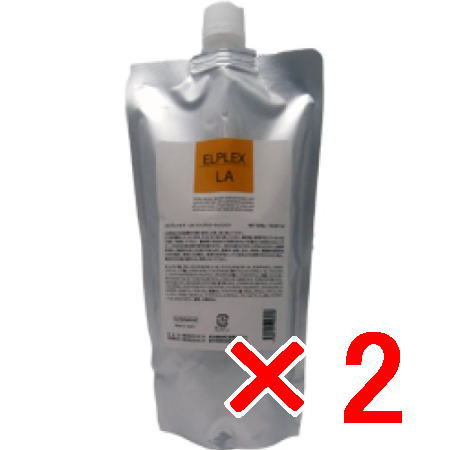 ●【送料無料】 エルコス ELLCOS ／ ELPLEX LA　500g 【2個】 レブリン酸で髪にツヤとなめらかさを ／ 補助剤 トリートメント ／ 美容室 サロン 専売品