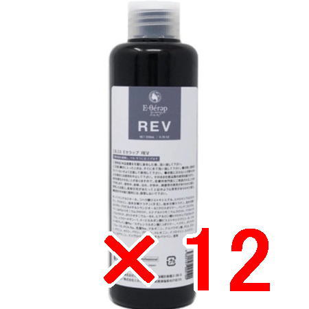 ●【送料無料】 エルコス ELLCOS ／ Eセラップ REV 200mL 【12個】／ 毛髪表面&内部を補修し、ツル・サラに仕上げます。 ／ 補助剤 トリートメント ／ 美