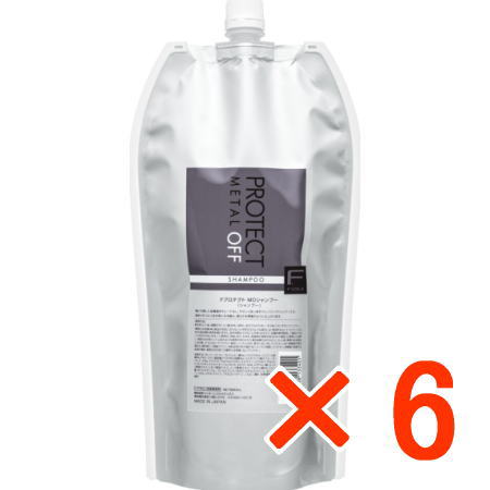 ●【貨物輸送無料】 フィヨーレ FIOLE F ／ F防護 メタルオフシャンプー 900ml 【6個】