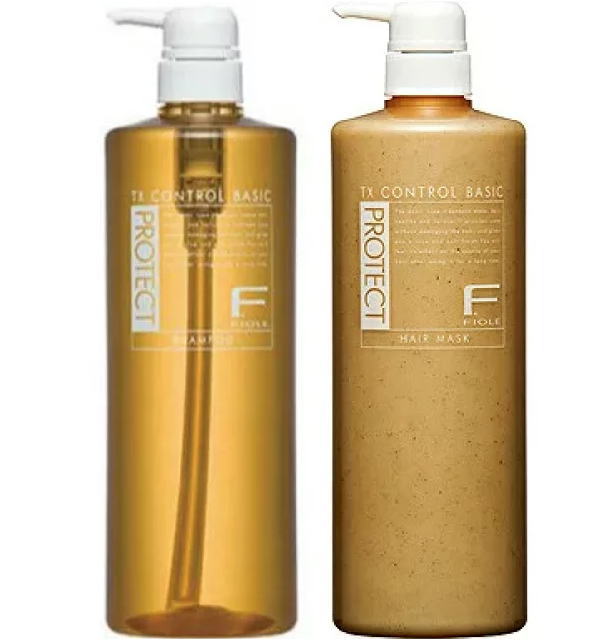●【送料無料】 フィヨーレ FIOLE ／ Fプロテクト 【 ベーシック ポンプ セット 】 シャンプー 1000ml ヘアマスク 1000g