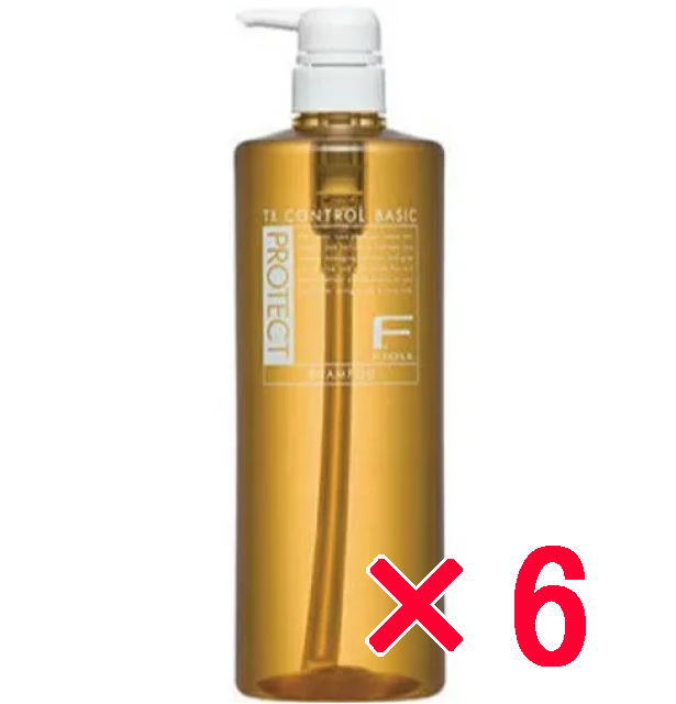 【店内商品P2-20倍!】【送料無料】 フィヨーレ FIOLE Fプロテクト ベーシック シャンプー 1000ml ポンプ【6個】
