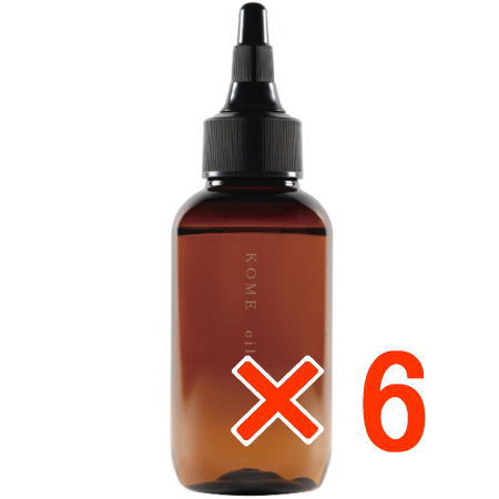 ●【送料無料】 ナッシュ ／ ナチュラル米オイル 100ml 【6個】