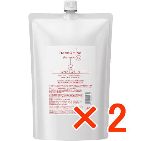 ●【送料無料】 ニューウェイジャパン ／ ナノアミノ シャンプー RS 1000ml 詰替 【2個】 4,584円