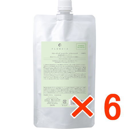 ●【送料無料】 デミコスメティクス ／ フローディア シャンプー バランシング 350ml 詰替 【6個】