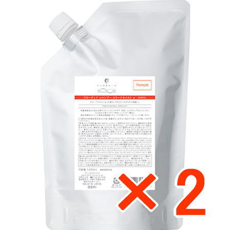 ●【送料無料】 デミコスメティクス ／ フローディア シャンプー スリークモイスト A 1000ml 詰替 【2個】｜amugis