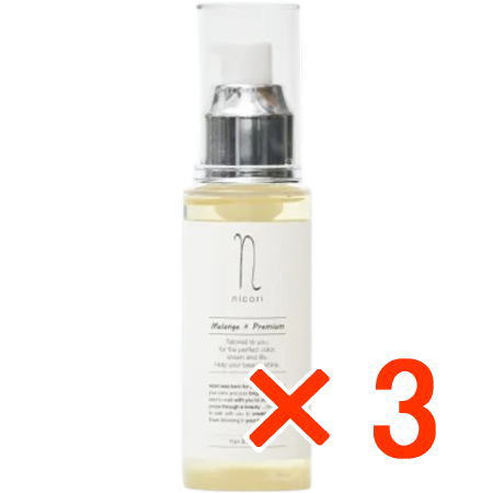 ●【送料無料】 nicori ニコリ メランジュ×プレミアムフロー 80ml 【3個】|amugis