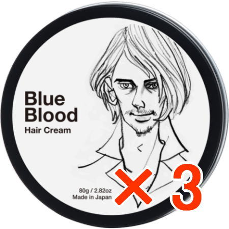 ●【送料無料】 アワーズ ／ ブルーブラッド ヘアクリーム 80g 【3個】