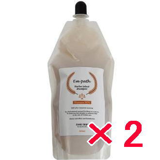 ●【送料無料】 コラボプロ ／ Em-path Herba シャンプー WN 480ml 詰替【2個】　Em-path Herba Select Shampoo WN　軽い仕上がりなのに｜amugis