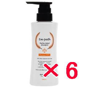 ●【送料無料】 コラボプロ ／ Em-path Herba シャンプー WN ポンプ 300ml 【6個】　Em-path Herba Select Shampoo WN　軽