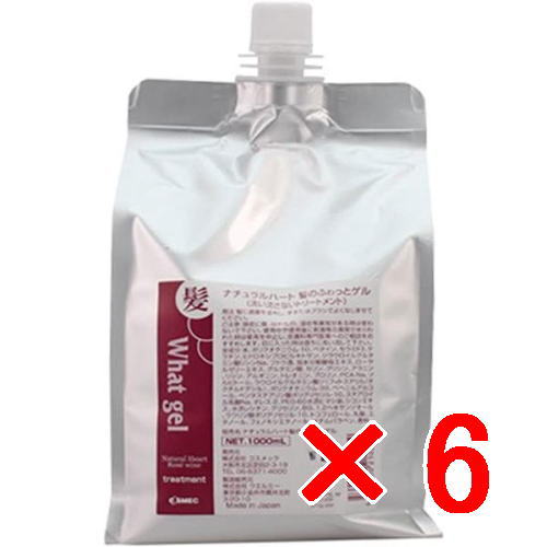 ●【送料無料】 コスメック ／ ヘアエンドルフィン 髪のふゎっとゲル 1000ml 【6個】 美容室専売品 18,801円