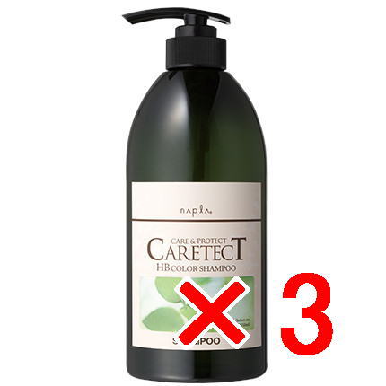【店内商品P2-20倍！】【送料無料】 ナプラ napra ／ ケアテクトHB カラーシャンプーV 750mL 【3個】／ ケアテクトHB シャンプー＆トリートメントシリーズ