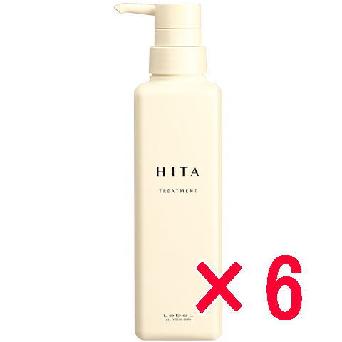 【店内商品P2-20倍！】【送料無料】 ルベル ／ ヒタ トリートメント 400ml 6個 / 広がる・ザラつくクセ毛を毛先までなめらかにおさめる