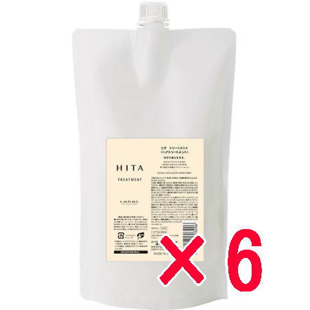 ●【貨物輸送無料】 ルベル ／ ヒタ 手当て 800ml  リフィル  6個/  広がる・ザラつくクセ毛を毛先まで坦々たるにおさめる