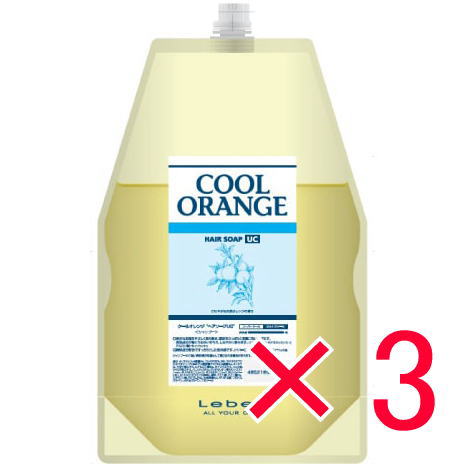 ●【送料無料】 ルベル ／クールオレンジ ヘアソープUC 1600mL 【3個】 LebeL