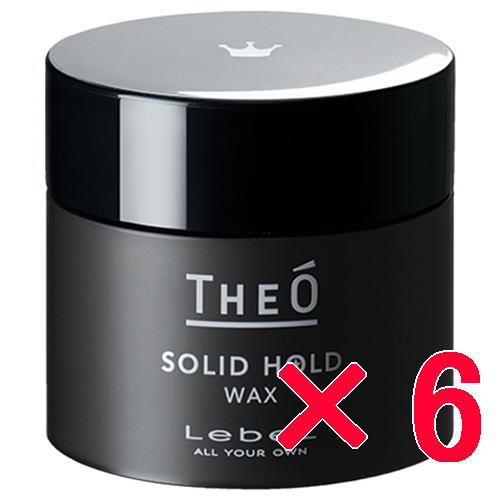 ●【貨物輸送無料】 ルベル ／ ジオ 蝋涙 ソリッドホールド 60g  【6個】  LebeL 髪の毛スタイリング メンズ 成人男性 蝋涙