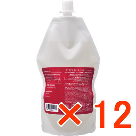 ●【送料無料】 ナカノ ／ キャラデコ ヴェールシャワー400ml シャンプー 【12個】