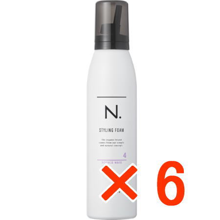 ●【貨物輸送無料】 ナプラ ／ N.  エヌドット スタイリング質問用紙 バウンスウェーブ 200g 【6個】 白いことジャスミン＆ミュゲの芳ばしさ