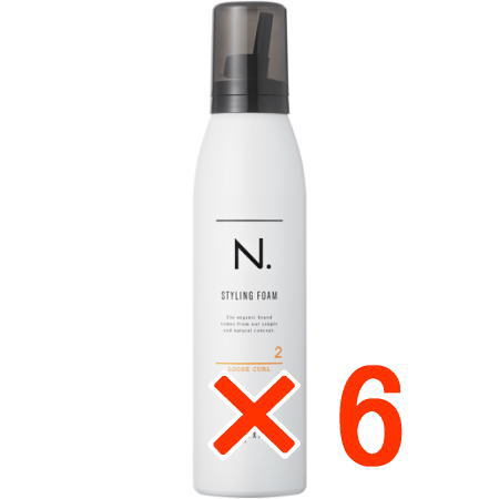 ●【貨物輸送無料】 ナプラ ／ N.  エヌドット スタイリング質問用紙 ルーズカール 200g 【6個】 白いことジャスミン＆ミュゲの芳ばしさ