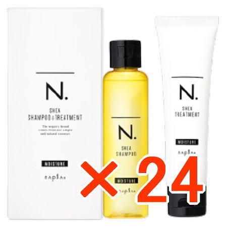 ●【貨物輸送無料】 ナプラ ／ N.  エヌドット シアシャンプー モイスチャー 80ml ＆手当て モイスチャー 65g ミニ仕掛ける SHEA 【24個】