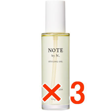 NOTE by N スタイリングオイル100ml 3本セット 37d0702f49cdd5bc1207175c5695ed