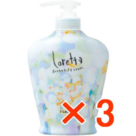 ●【送料無料】 ロレッタ まいにちのすっきりシャンプー a 600ml 【3個】　 b-ex