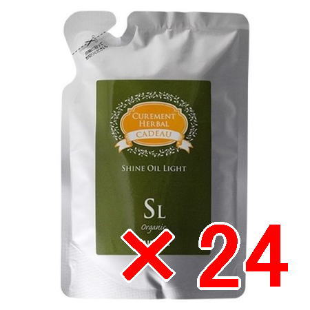 ●【送料無料】 パイモア π more ／ キャドゥ シャインオイル ライト 100ml 詰替 【24個】 美容室専売品 洗い流さないヘアトリートメント