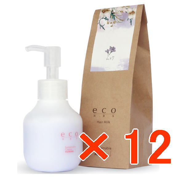 ●【貨物輸送無料】 パイモア  π more ／ エコエイチビーエス 市乳 80g ムスク 【12個】 美容室一人占め品 髪の毛市乳