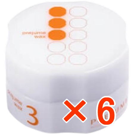 ●【送料無料】 ミルボン ／ プレジューム ワックス 3 90g 【6個】 美容室専売品  正規品