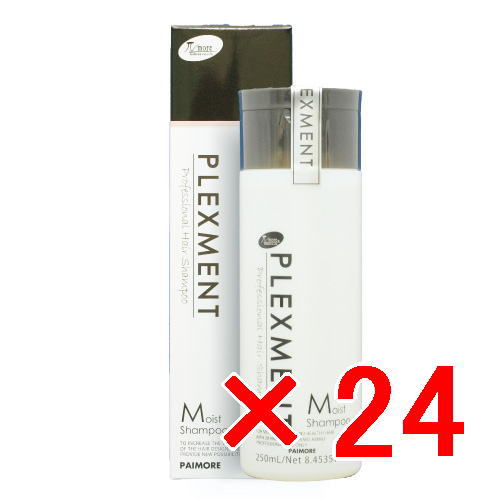 ●【貨物輸送無料】 パイモア  π more ／ PLEXMENT プレックスメント モイストシャンプー 250ml 【24個】 美容室一人占め品  髪の毛シャンプー