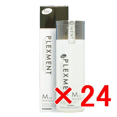 ●【貨物輸送無料】 パイモア  π more ／ PLEXMENT プレックスメント スムース シャンプー 250ml 【24個】 美容室一人占め品  髪の毛シャンプー