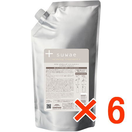 ●【貨物輸送無料】 ミルボン ／ スワエ リラクシング 手当て＋ 1000ml 詰替 【6個】