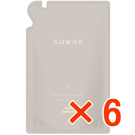 ●【貨物輸送無料】 ミルボン ／ スワエ リラクシング 手当て＋ 400ml 詰替 【6個】