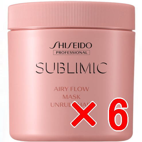 ●【送料無料】 資生堂 シセイドウ ／ サブリミック ／ エアリーフロー マスク 680g　(UNRULY HAIR) (まとまりにくい髪) 【6個】｜amugis