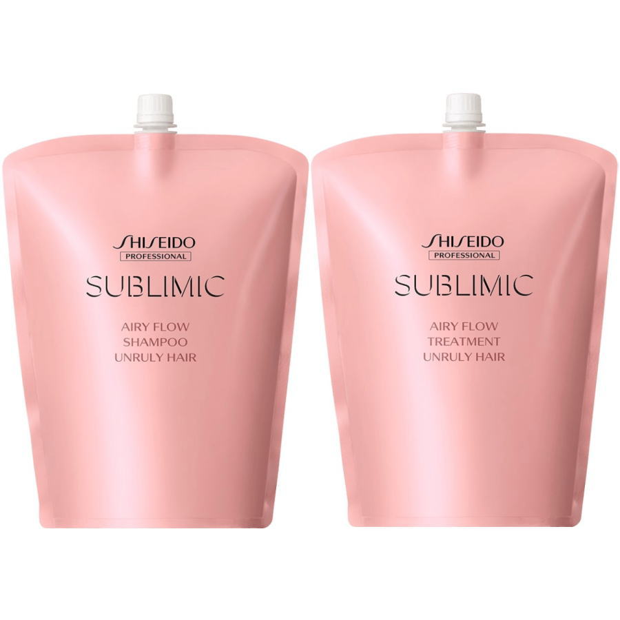 ●【貨物輸送無料】 資生堂 シセイドウ ／ サブリミック ／ エアリーフロー シャンプー 1800ml ＆ 手当てU 1800g 【書き割り】