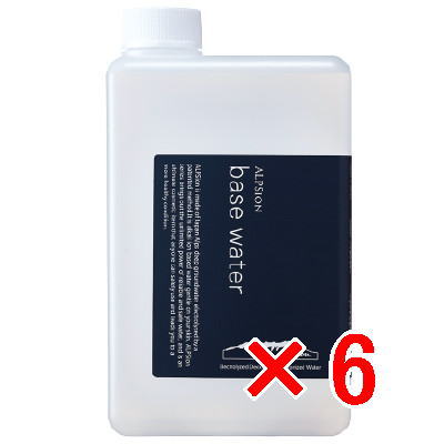 ●【貨物輸送無料】 アルピジョン ALPSION ／ 軍事基地お水  1000ml 【6個】   ひと肌＆上半身 赤ちょうちん独り占め品