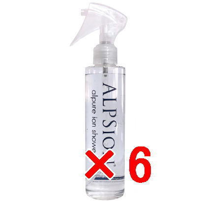 ●【送料無料】 アルピジョン ALPSION ／ アルピュア ／ イオンシャワー 200ｍl 【6個】／ ミスト洗顔 新洗顔ウォーター スキン＆ボディ サロン専売品