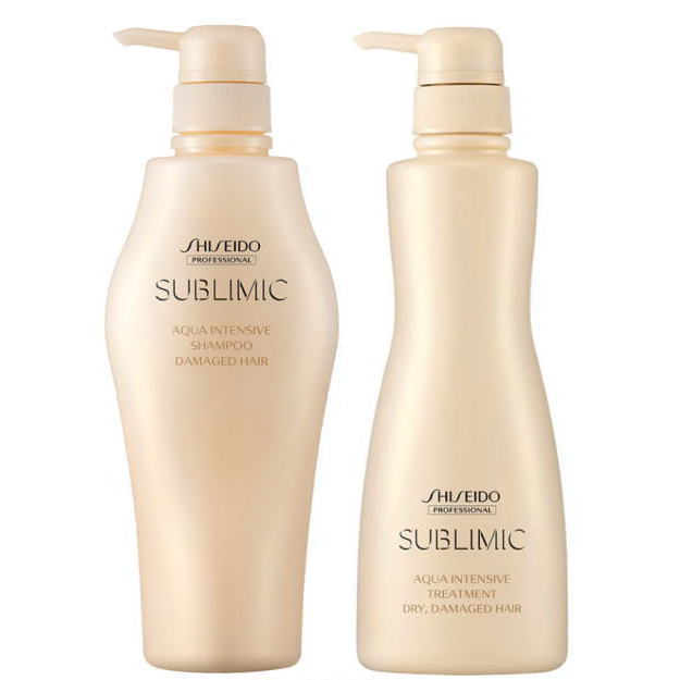 ●【送料無料】 資生堂 シセイドウ ／ サブリミック ／ アクアインテンシブ シャンプー 500ml ＆ トリートメントD 500g セット