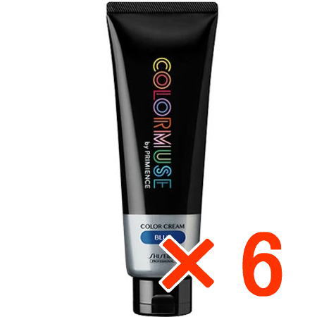 ●【貨物輸送無料】 資生堂  シセイドウ ／ 色合いムーサ 色合い皮膚軟化剤 240g  青色 【6個】 ／ 色合い剤 色合い輪っか