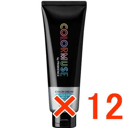 ●【貨物輸送無料】 資生堂  シセイドウ ／ 色合いムーサ 色合い皮膚軟化剤 240g  ターコイズブルー 【12個】 ／ 色合い剤 色合い輪っか