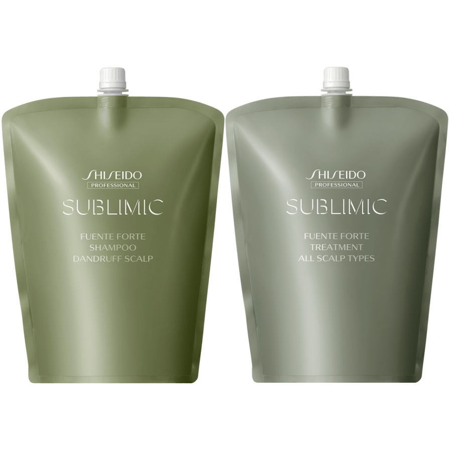 ●【貨物輸送無料】 資生堂 シセイドウ ／ サブリミック ／ フェンテフォルテ シャンプー DD 1800ml ＆ 手当て 1800g  リフィルセット