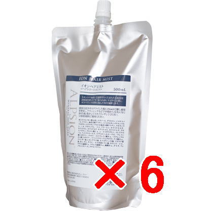 ●【送料無料】 アルピジョン ALPSION ／ イオンヘアミスト 500ml 【6個】 ミネラルイオンケア ／ 毛髪専用高保湿 化粧水 サロン専売品 ヘアケア