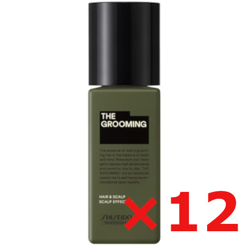 ●【送料無料】 資生堂 シセイドウ ／ MEN ／ ザ・グルーミング スカルプエフェクター 120ml 【12個】／ GE スカルプエッセンス （医薬部外品） サロン専売品 ／ ヘア＆ス