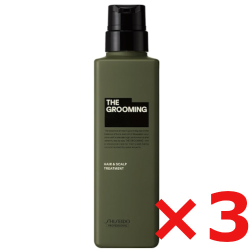 ●【送料無料】 資生堂 シセイドウ ／ MEN ／ ザ・グルーミング トリートメント 500g 【3個】 サロン専売品 ／ ヘア＆スカルプケア｜amugis