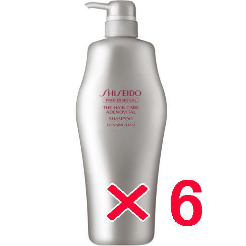 ●【送料無料】 資生堂 シセイドウ ／ ザ ・ヘアケア アデノバイタル シャンプー 1000ml 【6個】 スカルプ サロン専売品 GPシャンプー