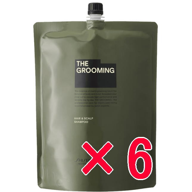 ●【送料無料】 資生堂 シセイドウ ／ MEN ／ ザ・グルーミング シャンプー 1800ml リフィル 【6個】 サロン専売品 ／ ヘア＆スカルプケア 17,410円