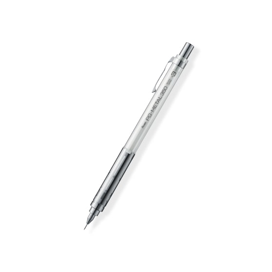 楽天市場】書きやすいシャープペン 0.5mm 製図用 ピージーメタル