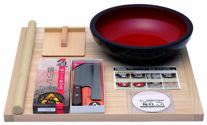 豊稔企販 普及型麺打セット そば・うどん麺打入門DVD付 A-1200