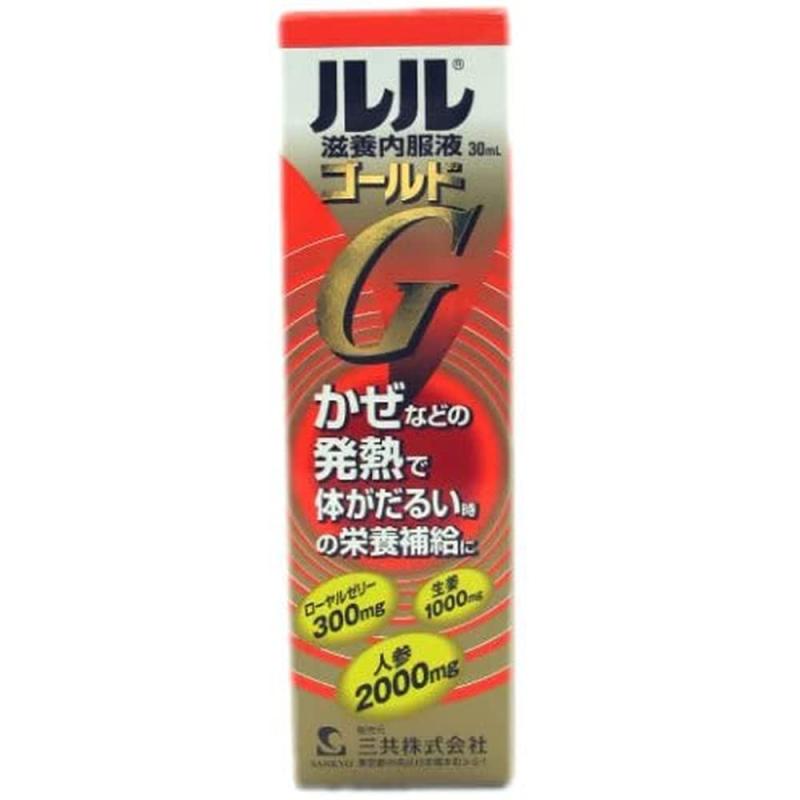 楽天市場】第一三共 ルル滋養内服液ゴールドG 30mL×10本(医薬部外品