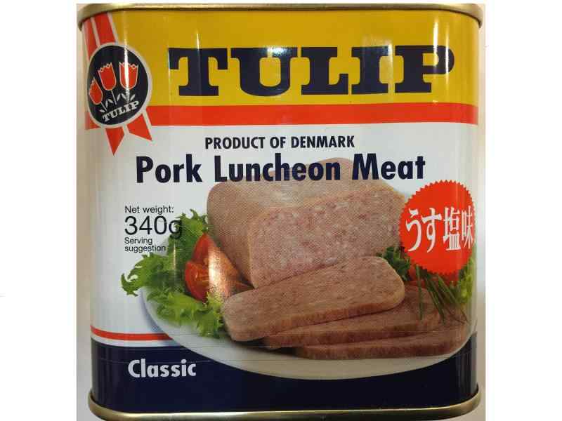 チューリップ（TULIP）・ポークランチョンミート 24缶仕掛ける